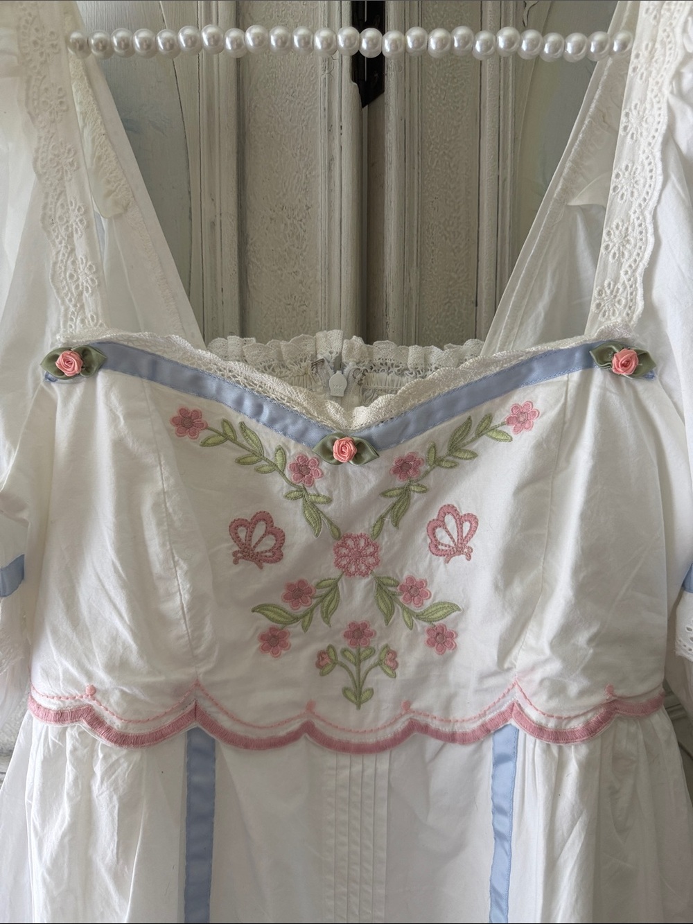 For Love And Lemons Meadow Embroidered Mini Dress - Picture 2 of 6